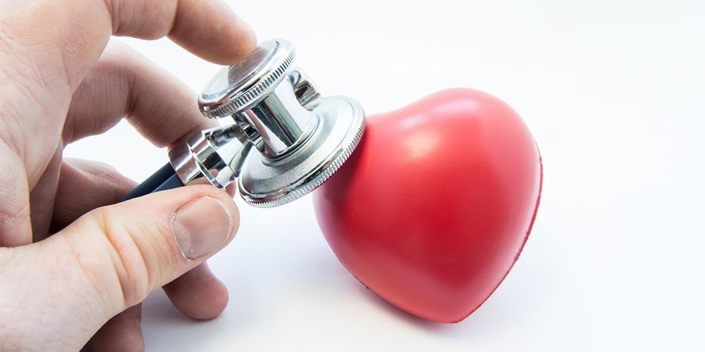 stethoscope on heart 